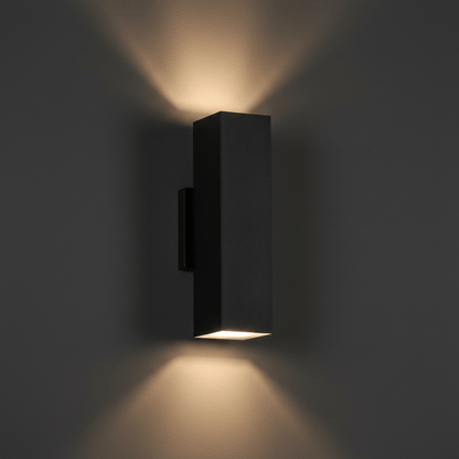 Black LED Up and Down Wall Sconces