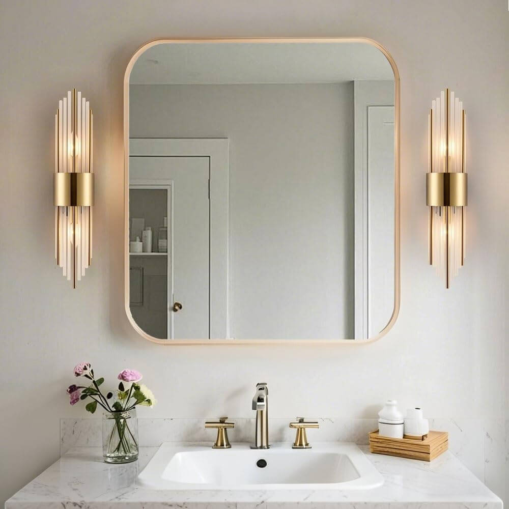 Crystal Wall Sconces Set of 2