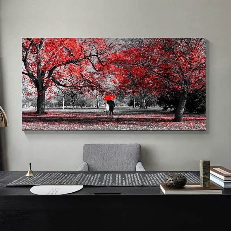 Romantic Tree Landscape Wall Art