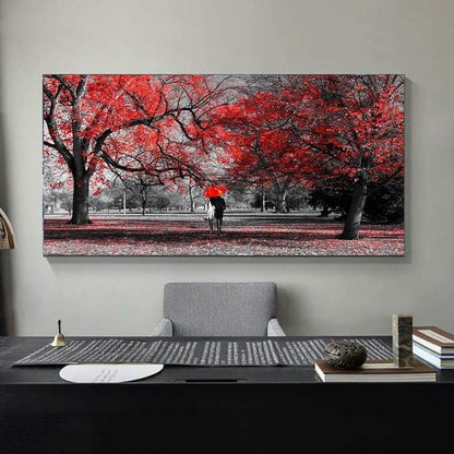 Romantic Tree Landscape Wall Art
