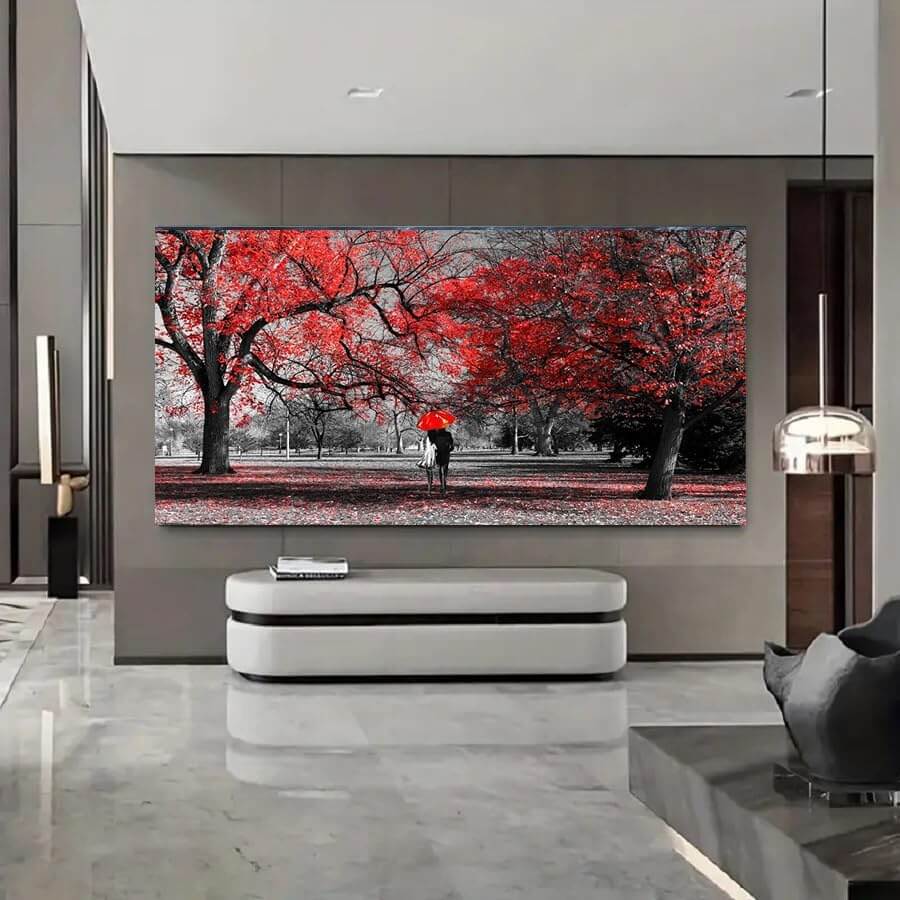 Romantic Tree Landscape Wall Art