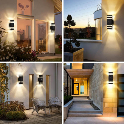 Illuminate Your Outdoors: 3-Pack Dusk to Dawn Waterproof Wall Lights with Warm White LED for Stylish Porch and Patio Lighting