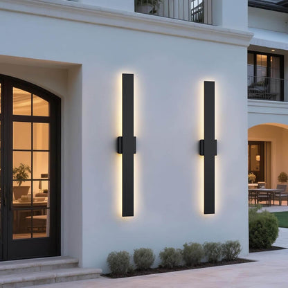 Dimmable LED Wall Lights – Waterproof 57.5" 3-Color Temps