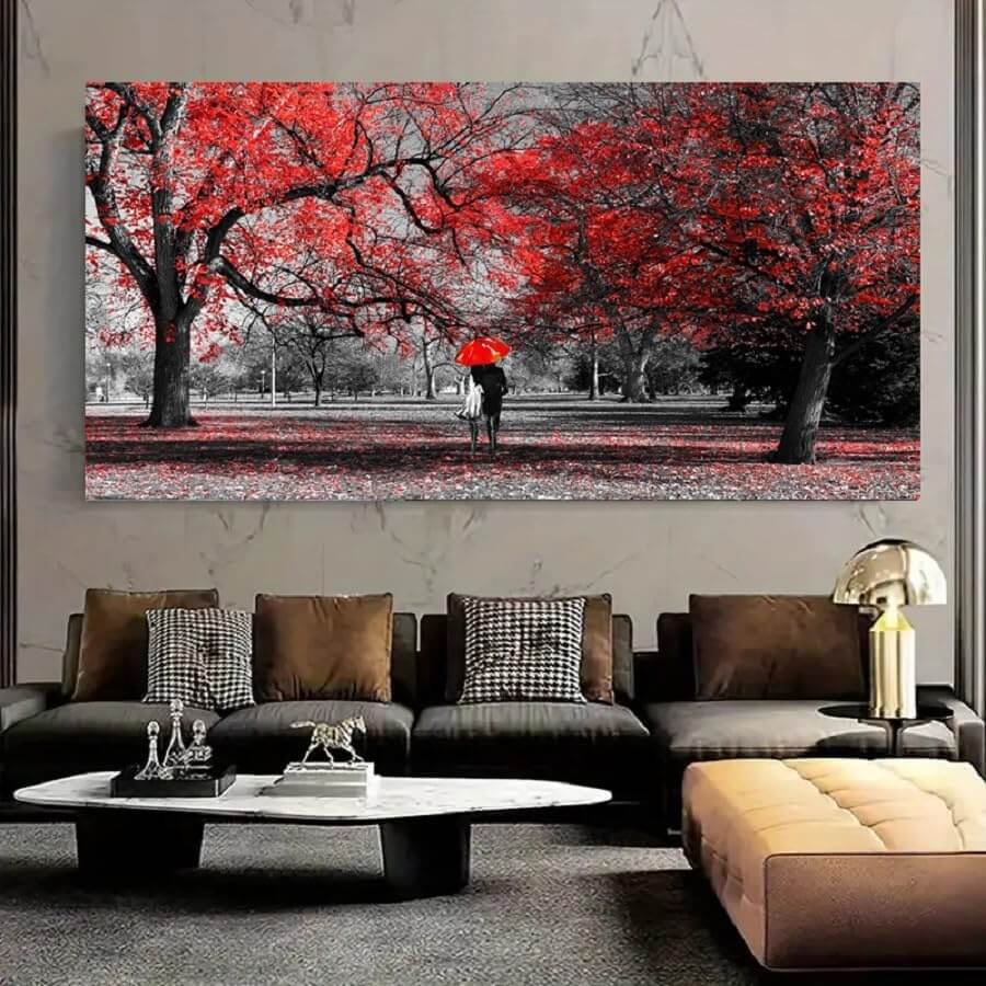 Romantic Tree Landscape Wall Art