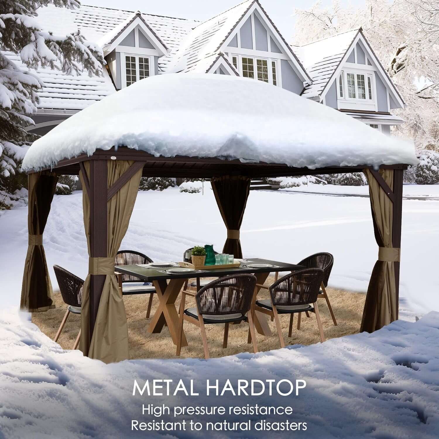 Kozyard Alexander Hardtop Gazebo