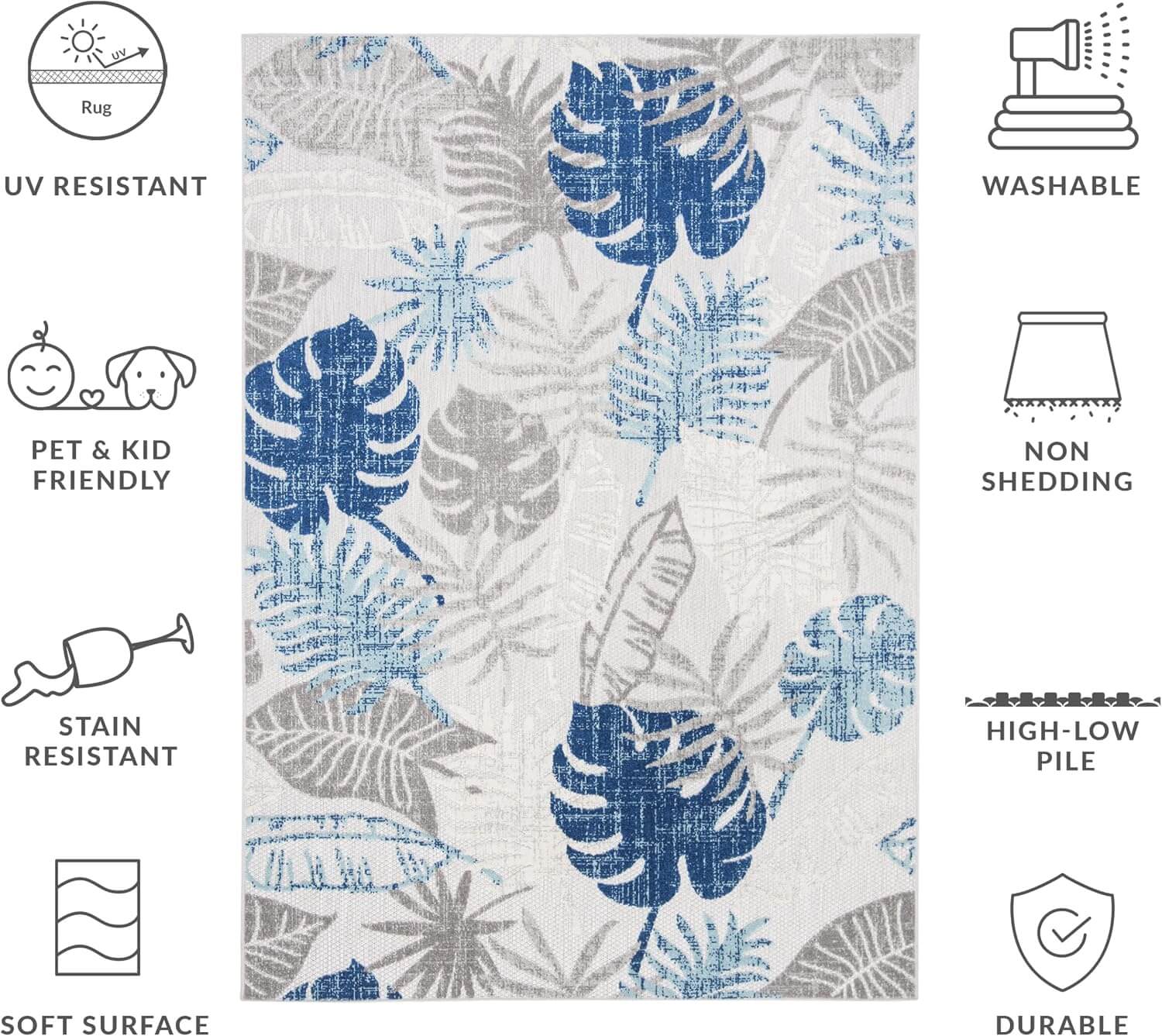 SAFAVIEH Cabana Washable Rug