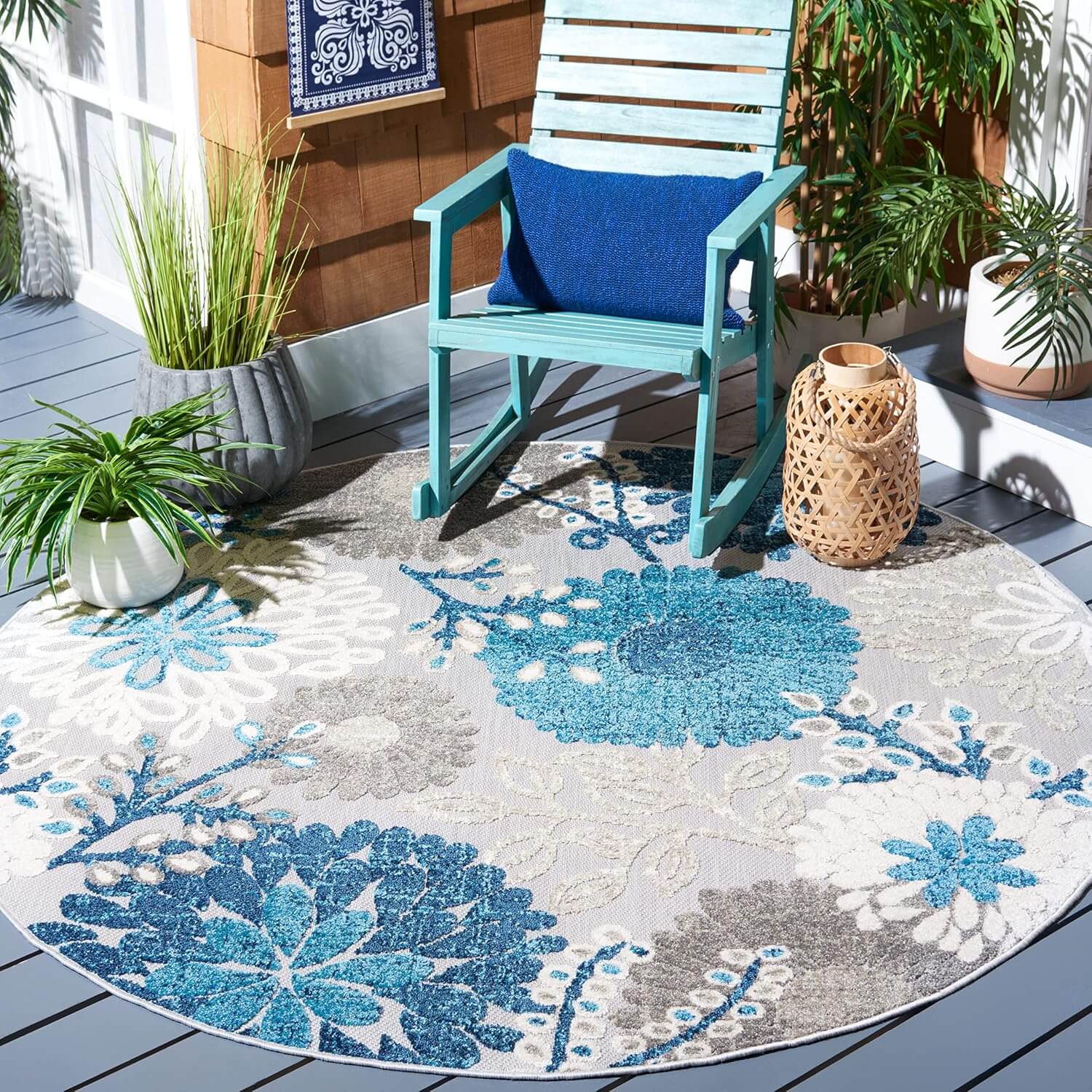 SAFAVIEH Cabana Washable Round Rug
