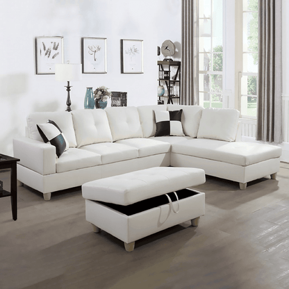 L-Shaped Convertible Sectional Sofa