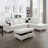 L-Shaped Convertible Sectional Sofa
