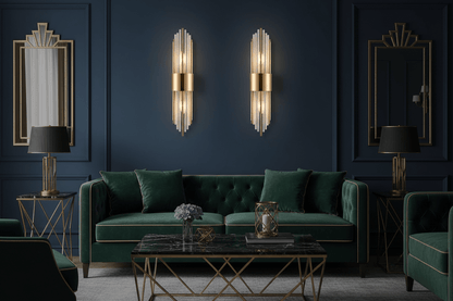 Crystal Wall Sconces Set of 2