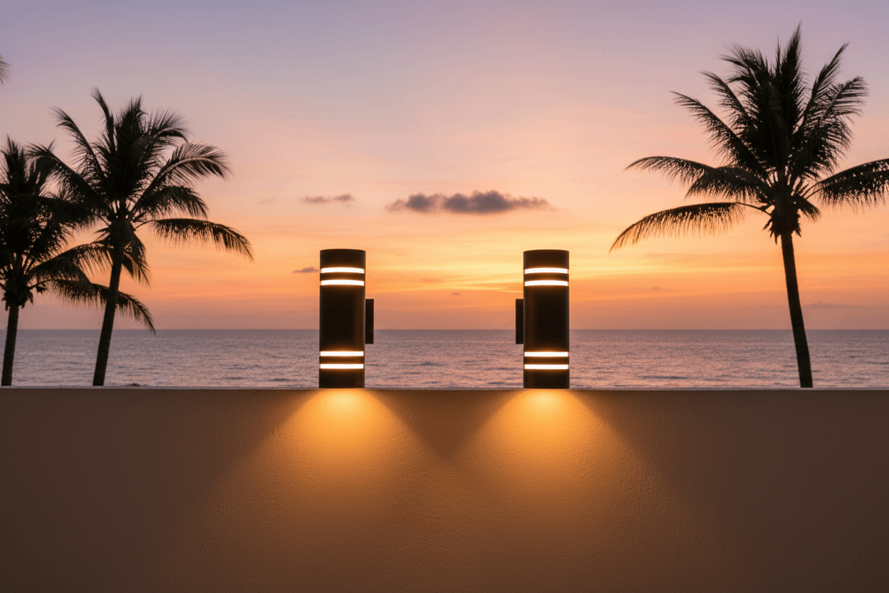 Modern Bronze Outdoor Wall Lights