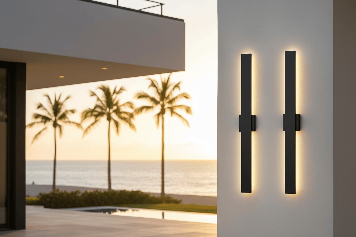 Dimmable LED Wall Lights – Waterproof 57.5" 3-Color Temps