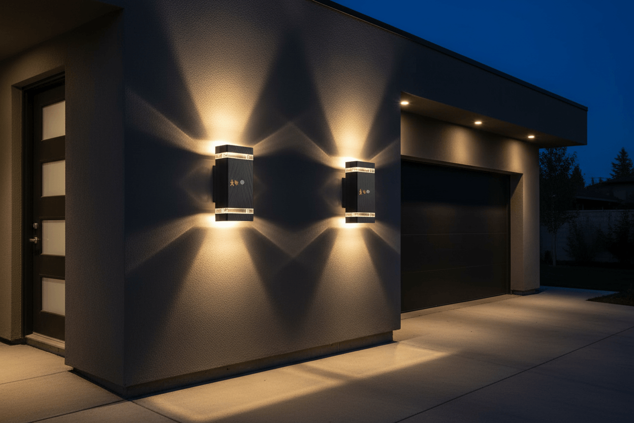 Motion Sensor Outdoor Wall Lights