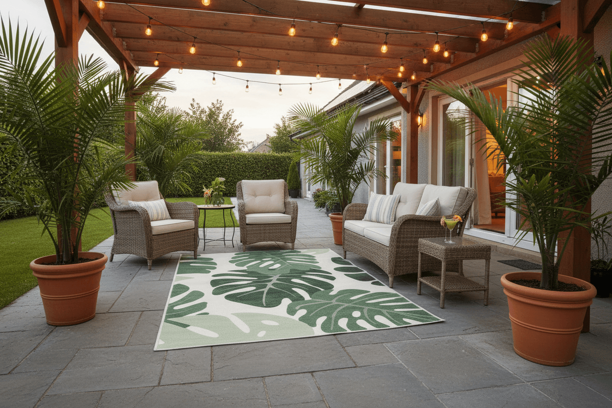Leaf Indoor Outdoor Area Rug