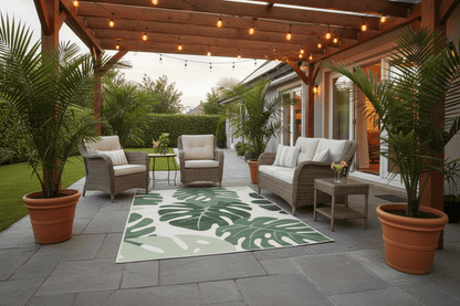 Leaf Indoor Outdoor Area Rug