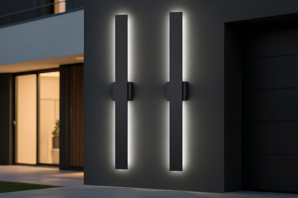 Dimmable LED Wall Lights – Waterproof 57.5" 3-Color Temps