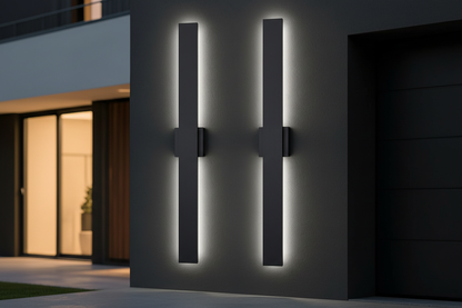 Dimmable LED Wall Lights – Waterproof 57.5" 3-Color Temps
