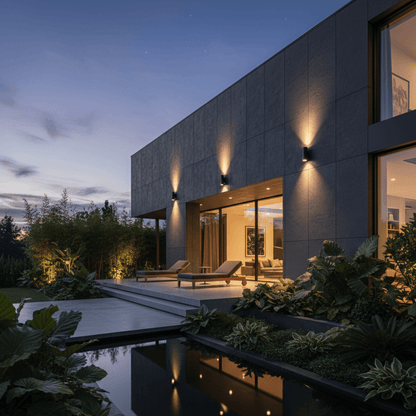 Dusk to Dawn Waterproof Wall Lights