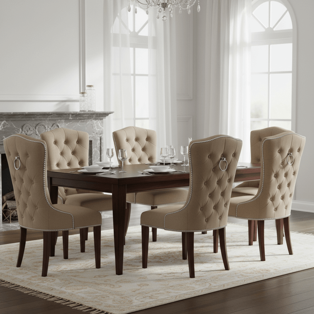 Elegant Velvet Dining Chairs Set of 4
