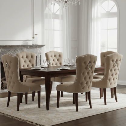 Elegant Velvet Dining Chairs Set of 4