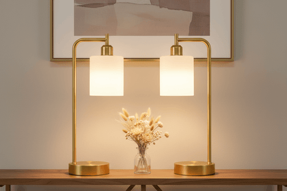 Industrial Gold Table Lamps