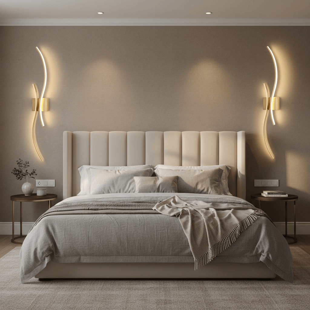 Modern Gold LED Wall Sconces