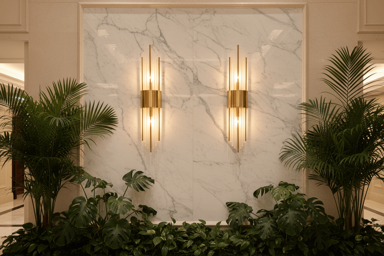 Crystal Wall Sconces Set of 2