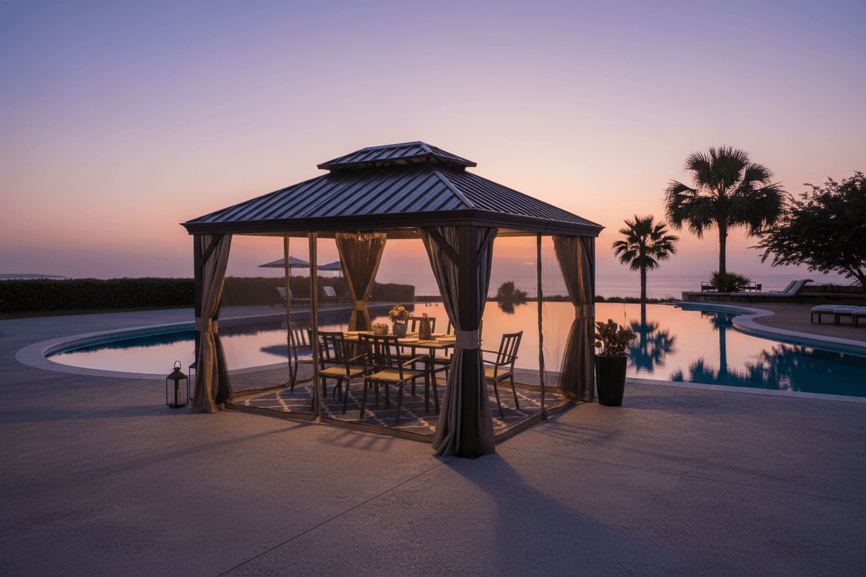 Kozyard Alexander Hardtop Gazebo