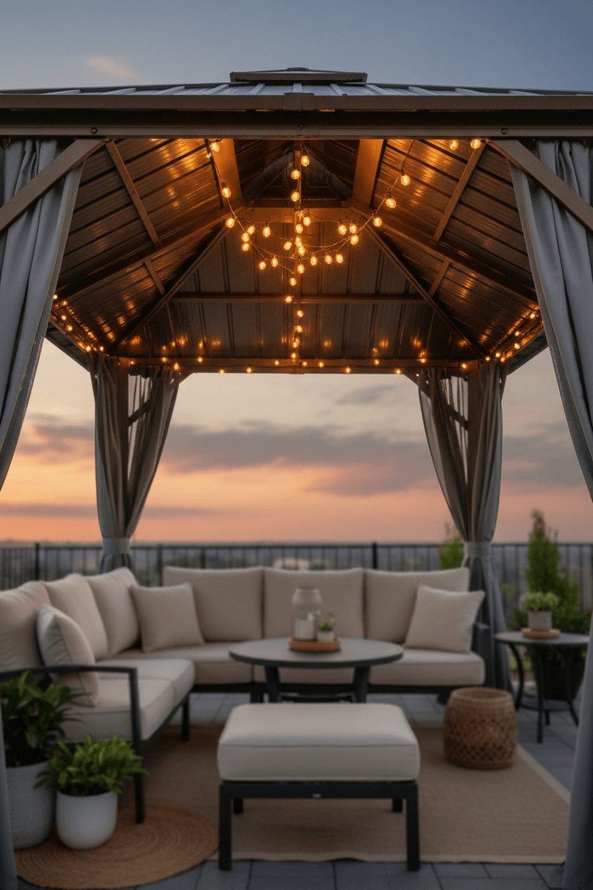 Kozyard Alexander Hardtop Gazebo