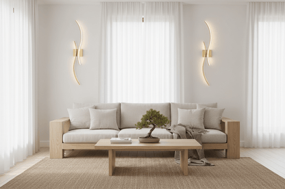 Modern Gold LED Wall Sconces