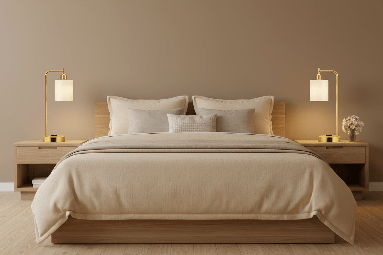 Industrial Gold Table Lamps
