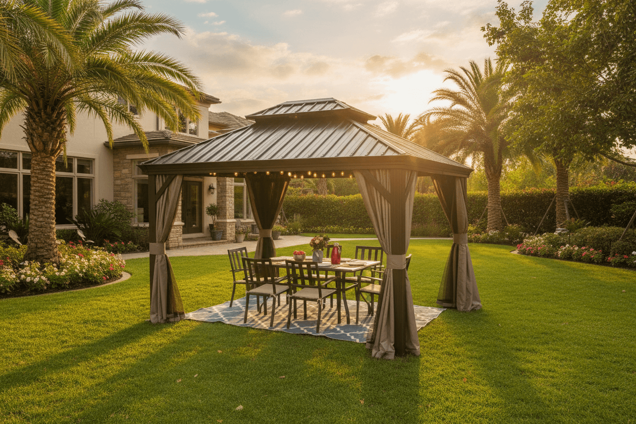 Kozyard Alexander Hardtop Gazebo
