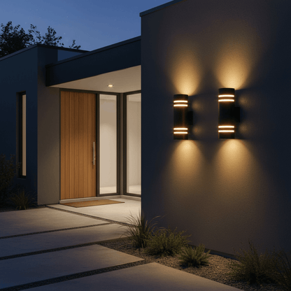 Modern Bronze Outdoor Wall Lights