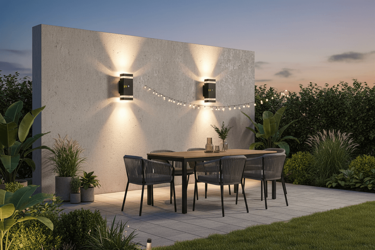Motion Sensor Outdoor Wall Lights
