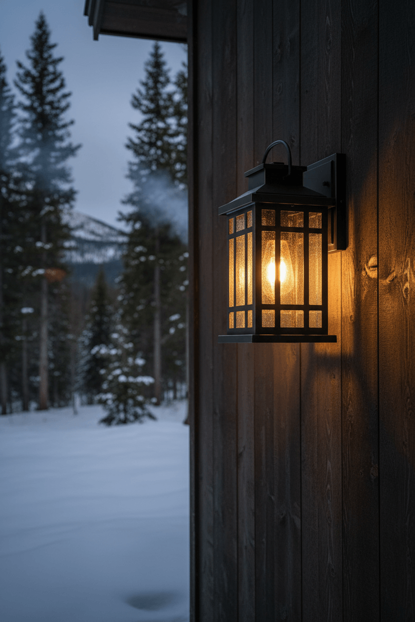 dusk to dawn outdoor wall sconce
