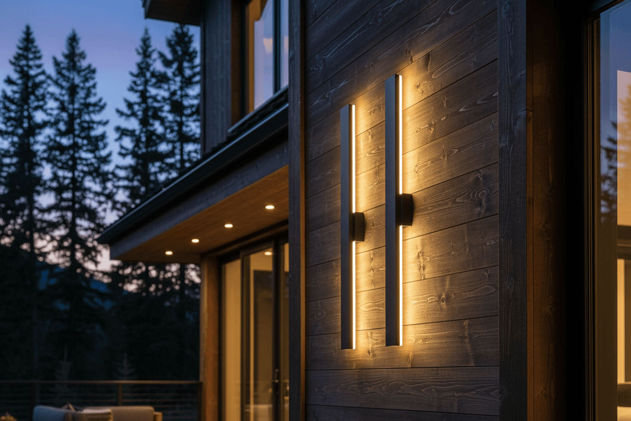 Dimmable LED Wall Lights – Waterproof 57.5" 3-Color Temps