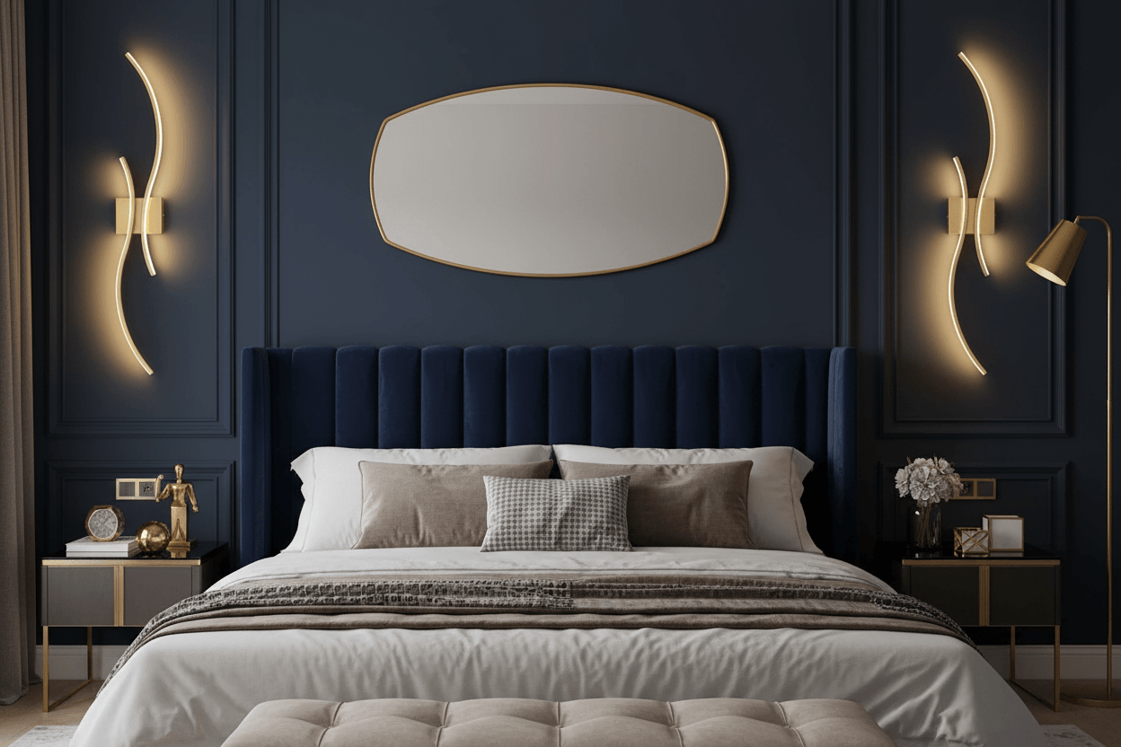 Modern Gold LED Wall Sconces