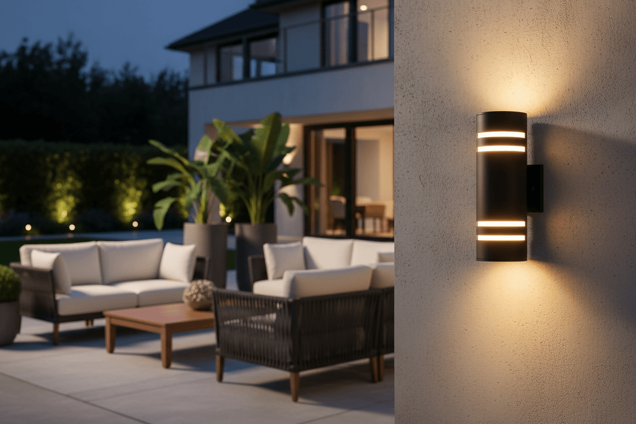 Modern Bronze Outdoor Wall Lights