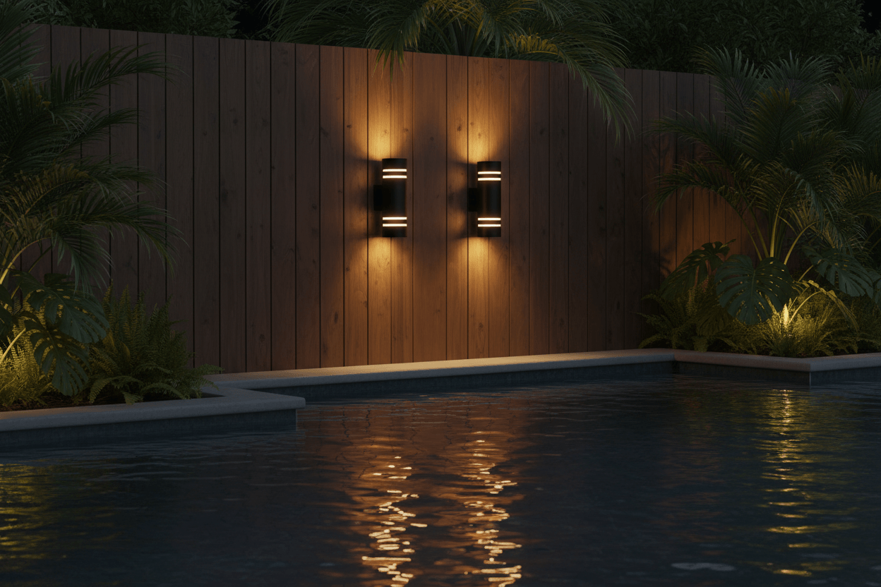 Modern Bronze Outdoor Wall Lights