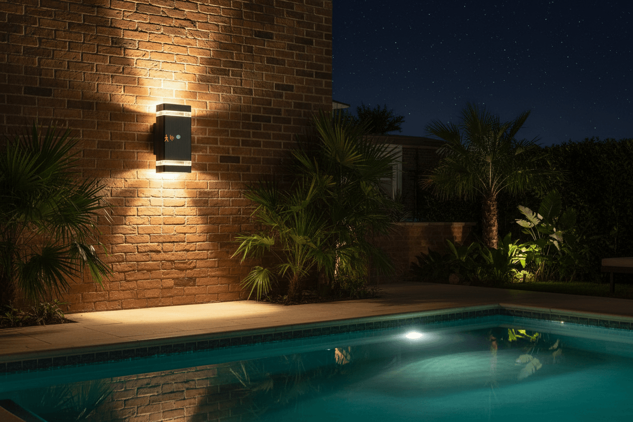 Motion Sensor Outdoor Wall Lights