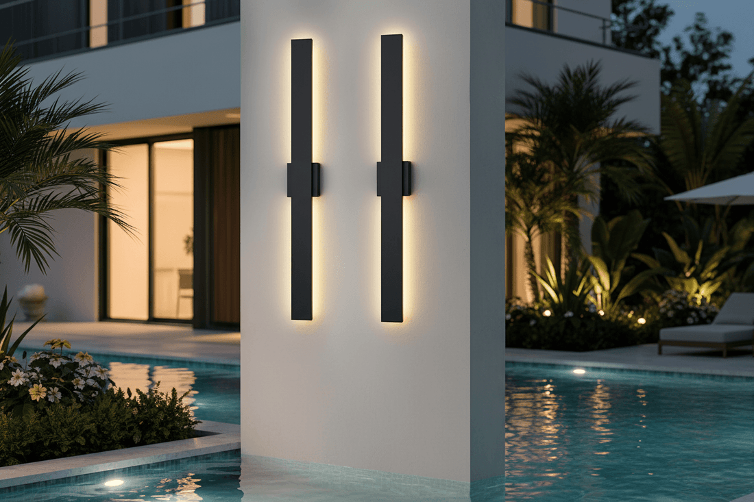 Poolside at NightDimmable LED Wall Lights – Waterproof 