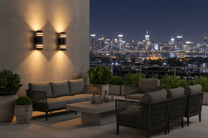 Modern Bronze Outdoor Wall Lights