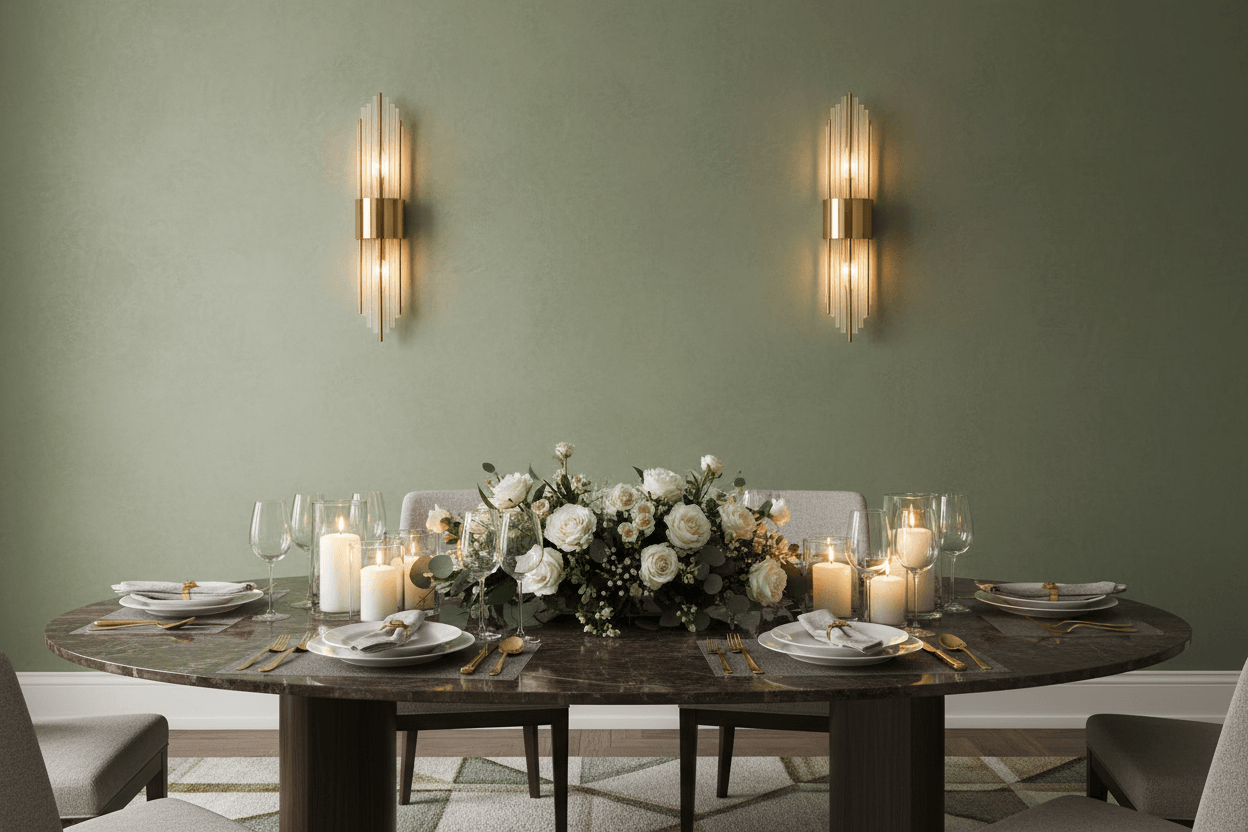 Crystal Wall Sconces Set of 2
