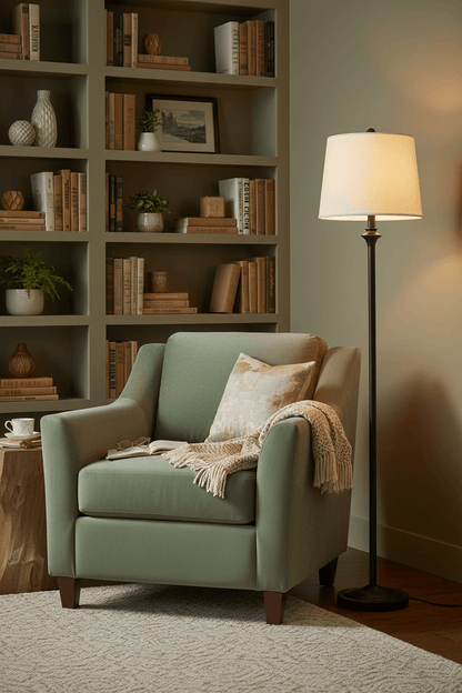 Dimmable Floor and Table Lamp Set