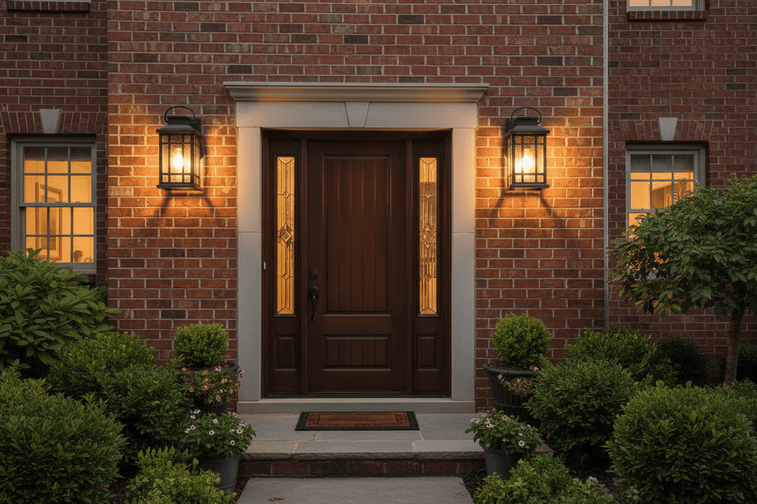 dusk to dawn outdoor wall sconce