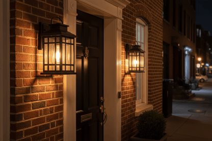 dusk to dawn outdoor wall sconce