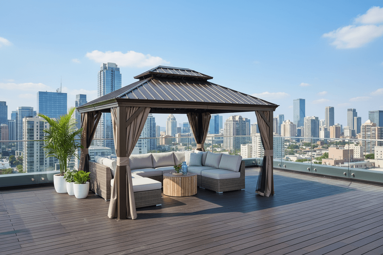 Kozyard Alexander Hardtop Gazebo