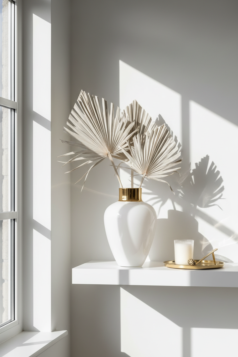 Vase Shelf Vignette