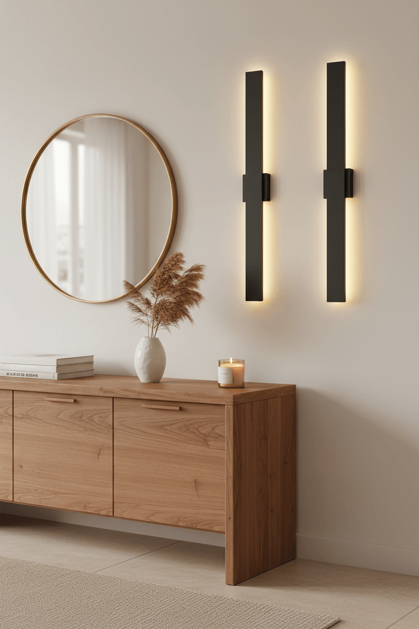 Dimmable LED Wall Lights – Waterproof 57.5" 3-Color Temps