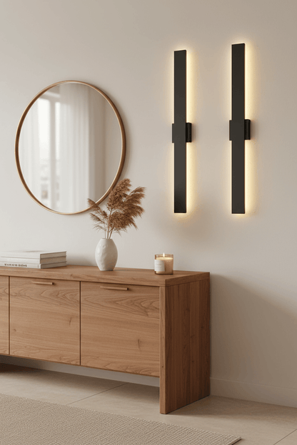 Dimmable LED Wall Lights – Waterproof 57.5" 3-Color Temps